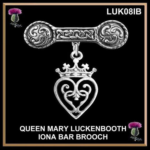Luckenbooth Queen Mary Iona Bar Brooch