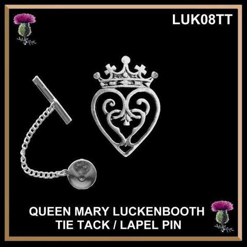 Luckenbooth Queen Mary Sterling Silver Tie Tack