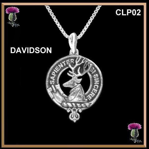 Davidson  Clan Crest Scottish Pendant CLP02