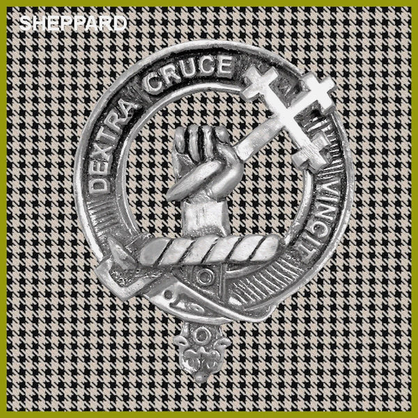 Sheppard Clan Crest Badge Skye Decanter
