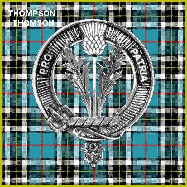 Thompson (Thistle) Clan Crest Badge Skye Decanter