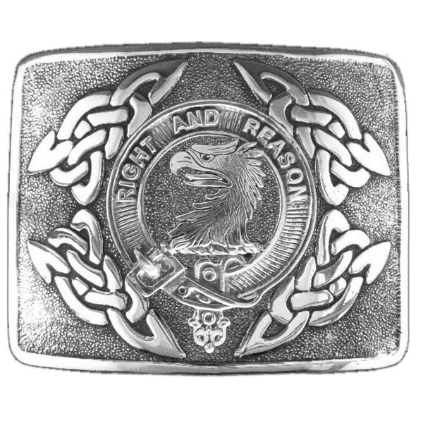 Graham (Menteith) Clan Crest Interlace Kilt Belt Buckle