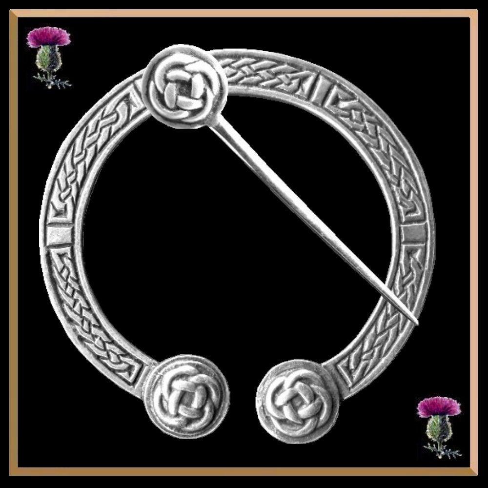 Celtic Knot Penannular, Large Cloak Pin