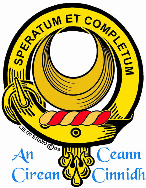 Arnott Clan Crest Iona Bar Brooch - Sterling Silver