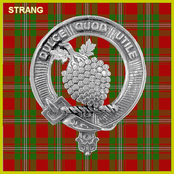 Strang Clan Crest Badge Skye Decanter