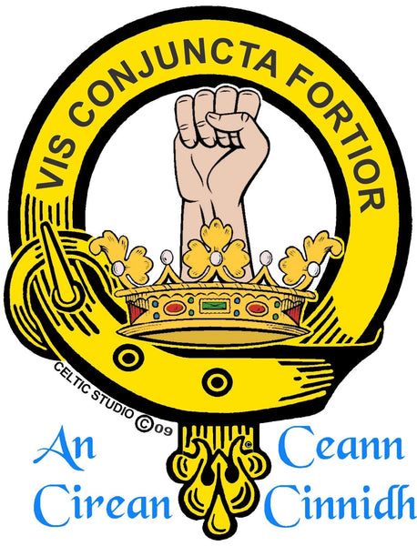 MacDonnell (Antrim) Glencoe Clan Crest Regular Buckle