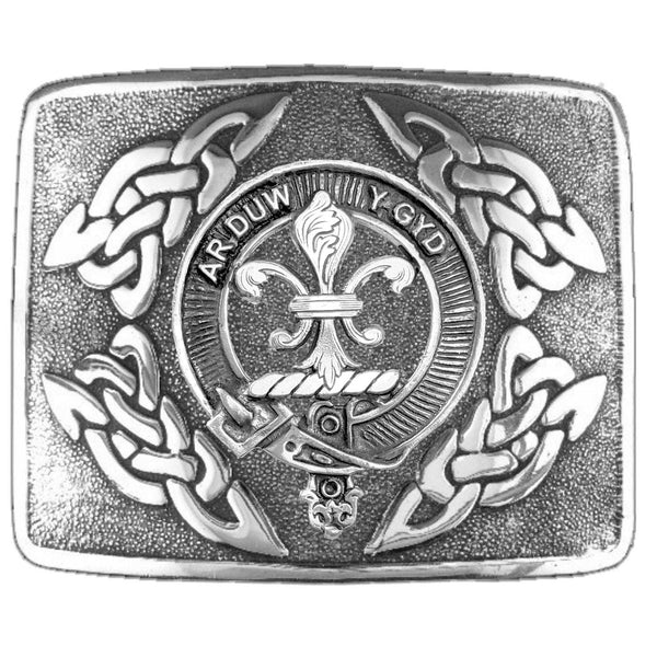 Games Clan Crest Interlace Kilt Buckle, Scottish Badge