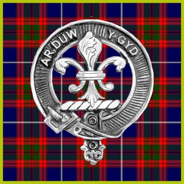 Games Clan Crest Interlace Kilt Buckle, Scottish Badge