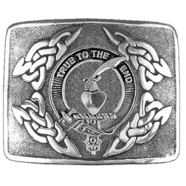 Orr Clan Crest Interlace Kilt Belt Buckle