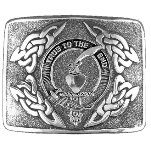 Orr Clan Crest Interlace Kilt Belt Buckle