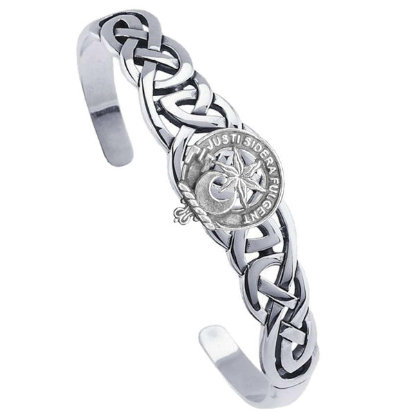 MacCall Clan Crest Celtic Cuff Bracelet