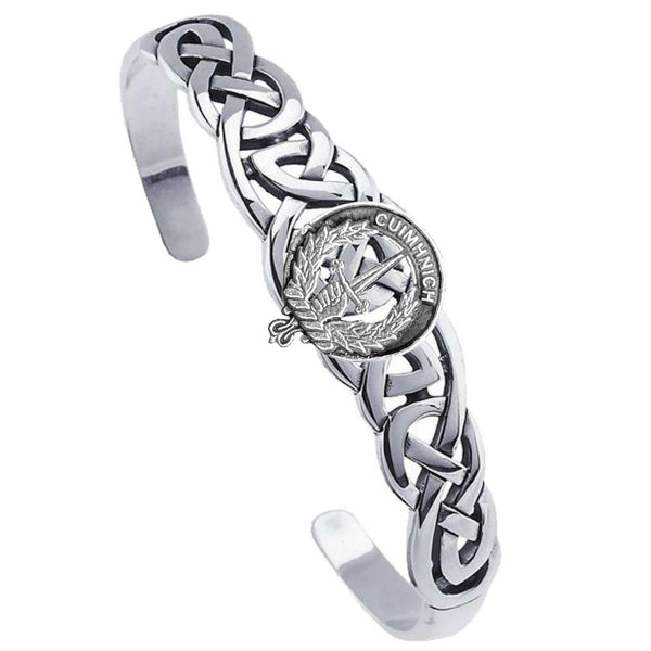 MacDonald (Glencoe) Clan Crest Celtic Cuff Bracelet