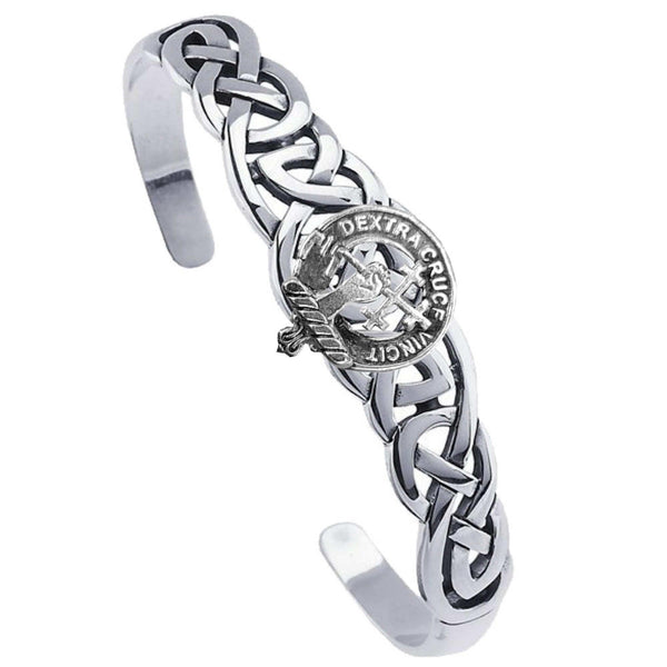 Sheppard Clan Crest Celtic Cuff Bracelet