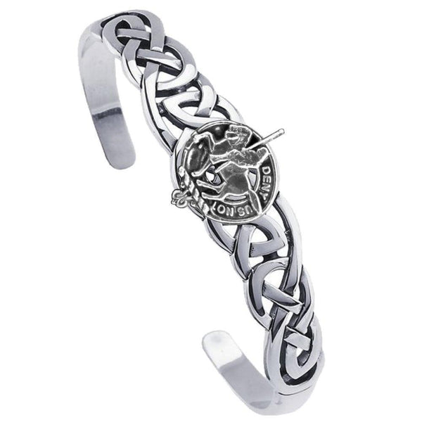 Thompson Clan Crest Celtic Cuff Bracelet
