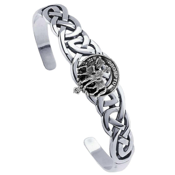 Trotter Clan Crest Celtic Cuff Bracelet