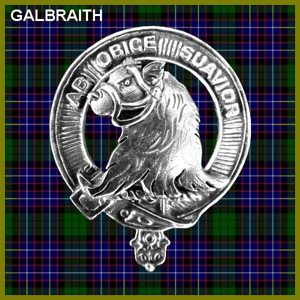 Galbraith Clan Crest Interlace Kilt Belt Buckle