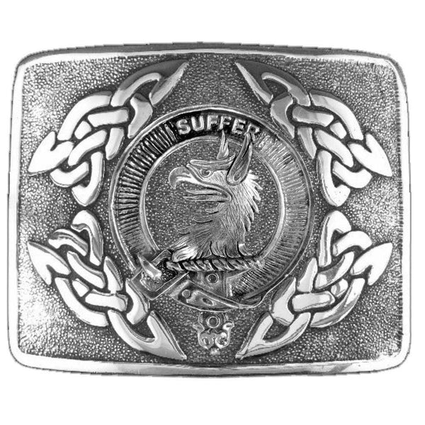 Haldane Clan Crest Interlace Kilt Belt Buckle