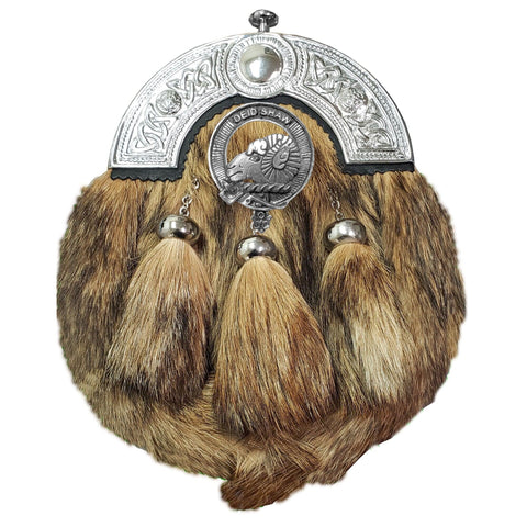 Ruthven Scottish Clan Crest Badge Dress Fur Sporran