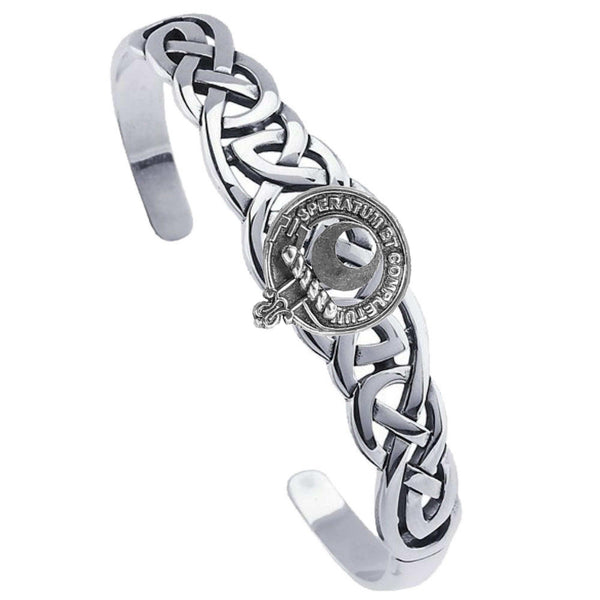Arnott Clan Crest Celtic Cuff Bracelet