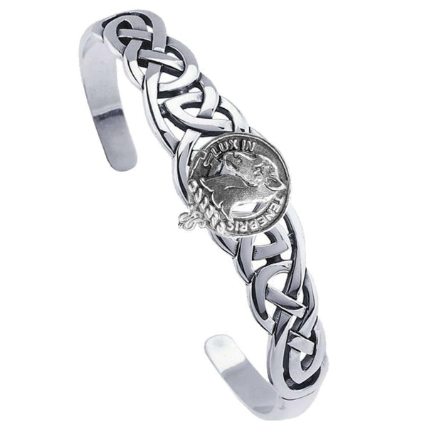 Fullerton Lovat Clan Crest Celtic Cuff Bracelet