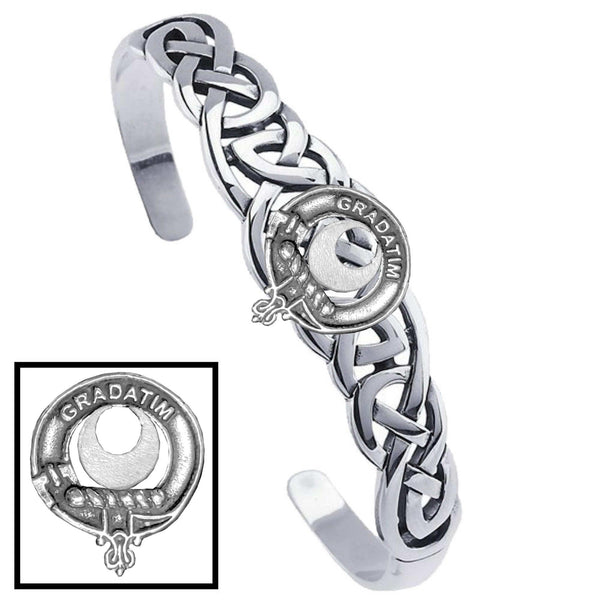 Kilgour Clan Crest Celtic Cuff Bracelet