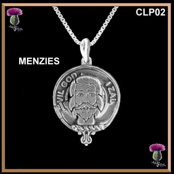 Menzies  Clan Crest Scottish Pendant CLP02
