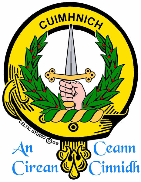 MacDonald Glencoe Clan Crest Interlace Drop Pendant
