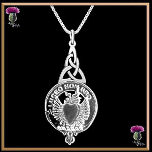 Smith Clan Crest Interlace Drop Pendant