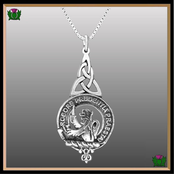 Young Clan Crest Interlace Drop Pendant