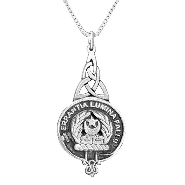 Kinnard Clan Crest Interlace Drop Pendant