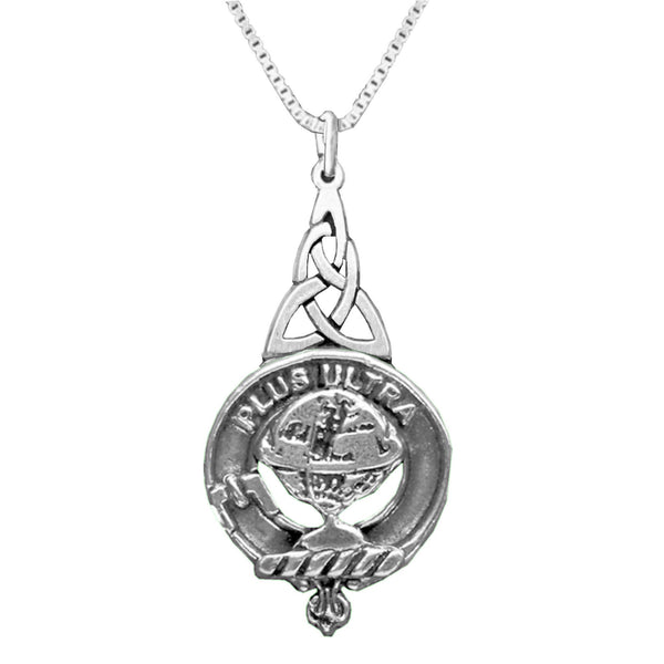 Nairn Clan Crest Interlace Drop Pendant