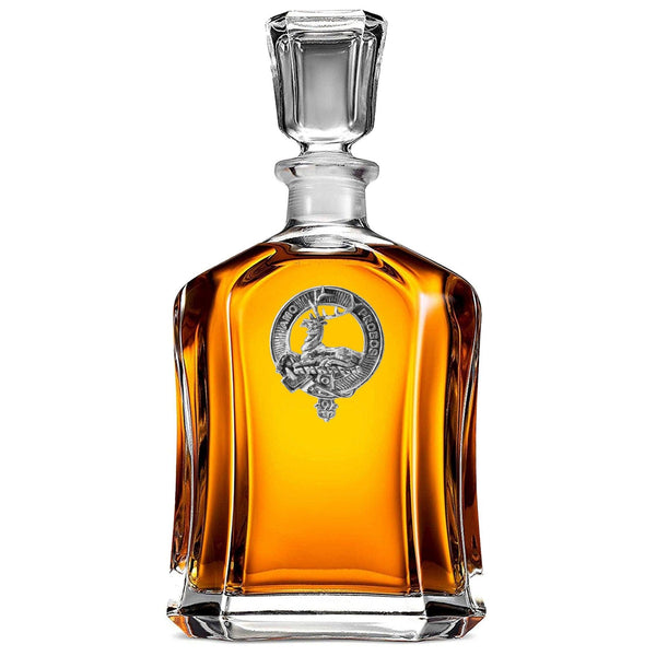 Blair Clan Crest Badge Skye Decanter