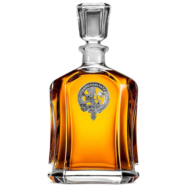 Nicholson (Lion) Clan Crest Badge Skye Decanter