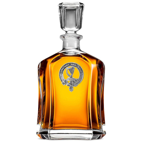 Rose Clan Crest Badge Skye Decanter