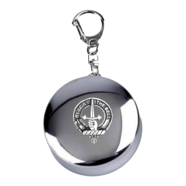 Bell Scottish Clan Crest Folding Cup Key Chain