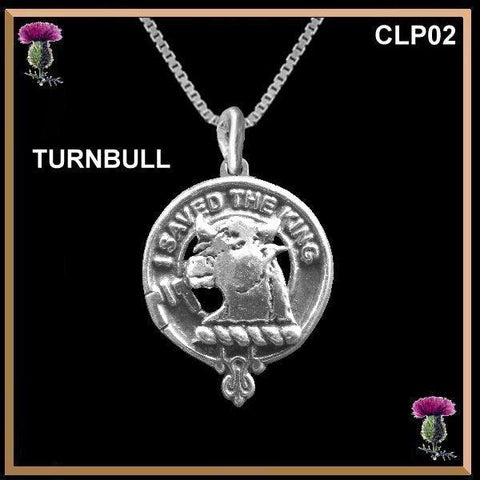 Turnbull Clan Crest Scottish Pendant  CLP02