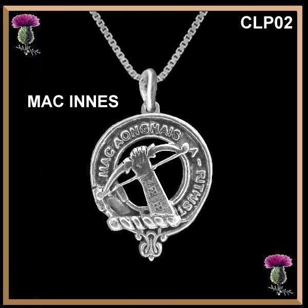 MacInnes  Clan Crest Scottish Pendant CLP02