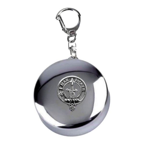 Kirkpatrick Scottish Clan Crest Folding Cup Key Chain
