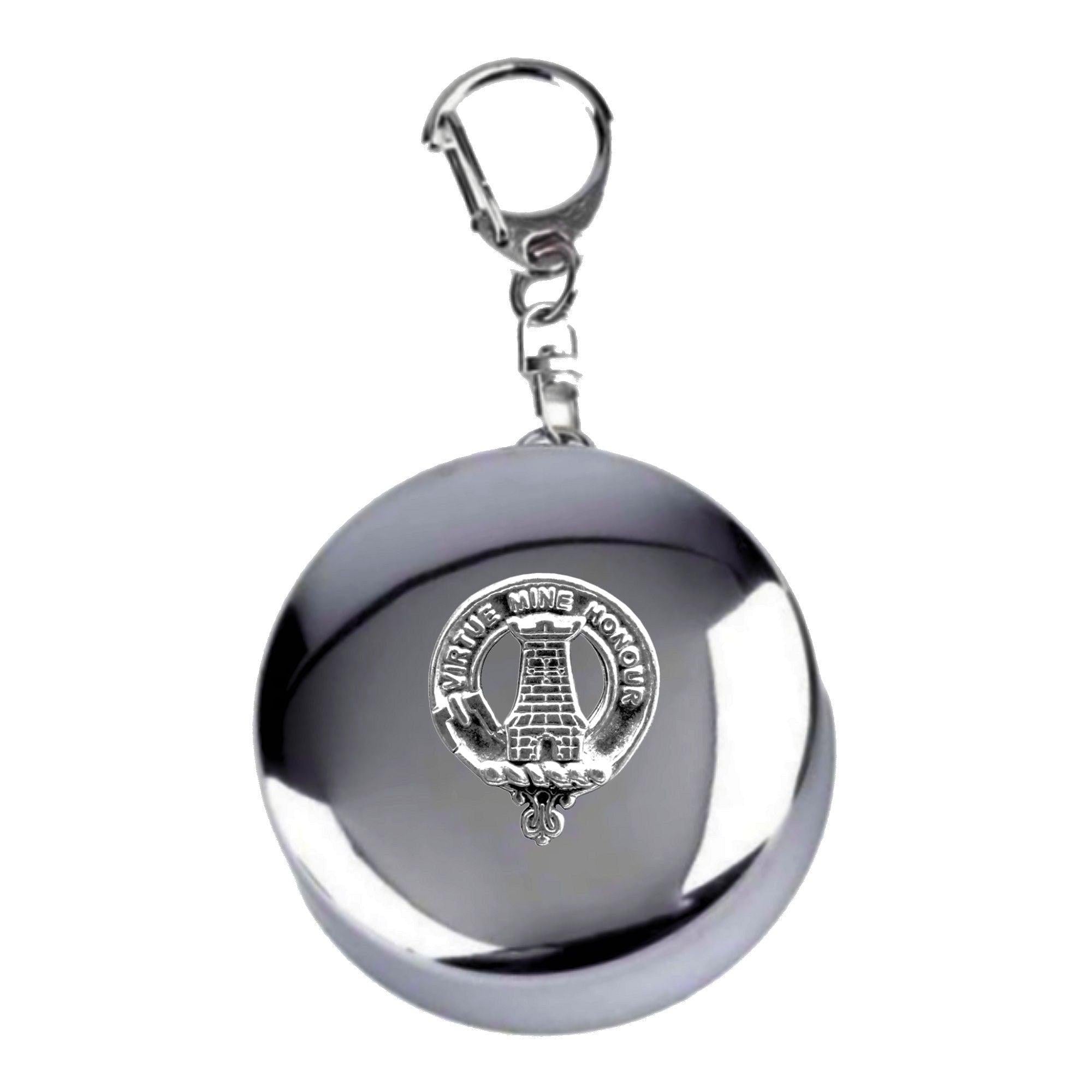 MacLean Scottish Clan Crest Folding Cup Key Chain