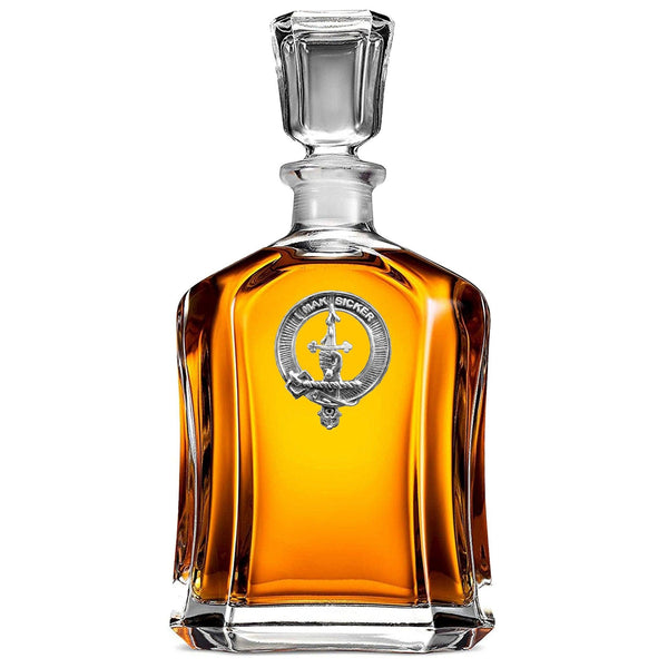 Kirkpatrick Clan Crest Badge Skye Decanter