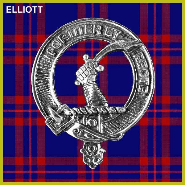 Elliott Clan Crest Scottish Cap Badge CB02