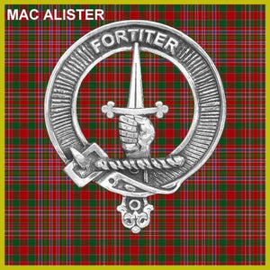 MacAlister Clan Crest Scottish Cap Badge CB02