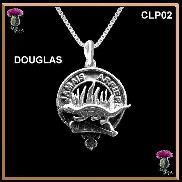 Douglas Clan Crest Scottish Pendant  CLP02