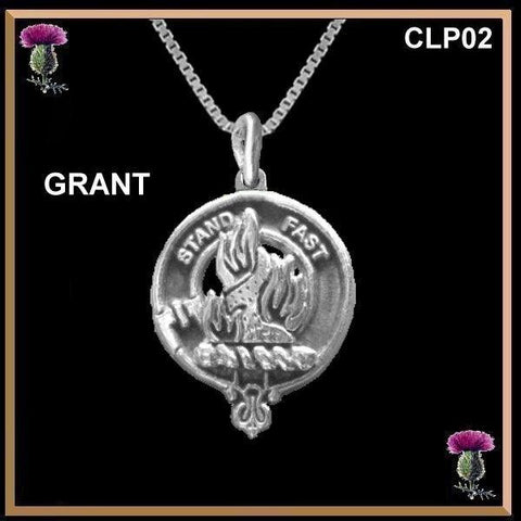 Grant  Clan Crest Scottish Pendant CLP02