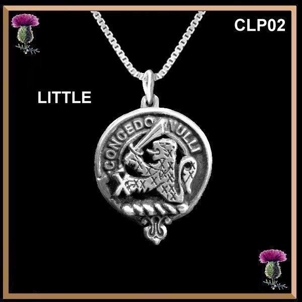Little Clan Crest Scottish Pendant  CLP02
