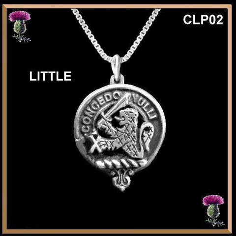 Little Clan Crest Scottish Pendant  CLP02