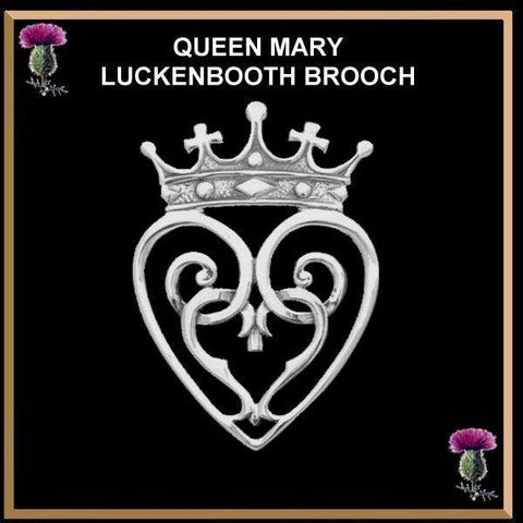 Scottish Luckenbooth Brooch Large Queen Mary