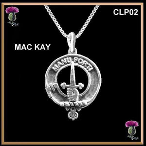 MacKay  Clan Crest Scottish Pendant CLP02