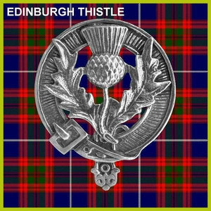 Scottish Thistle Pewter Badge, Emblem of Scotland Brooch CB02
