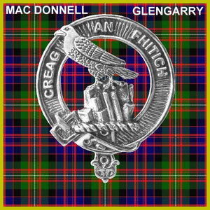 MacDonnell Glengarry Clan Crest Scottish Cap Badge CB02